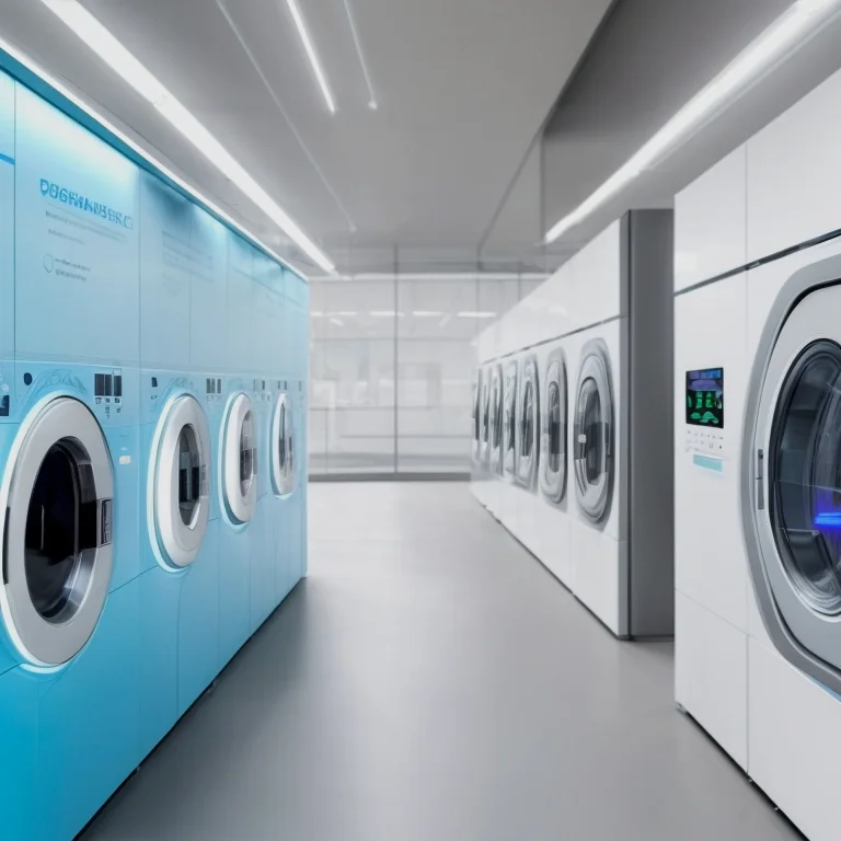 Machine à laver intelligente avec interface IA